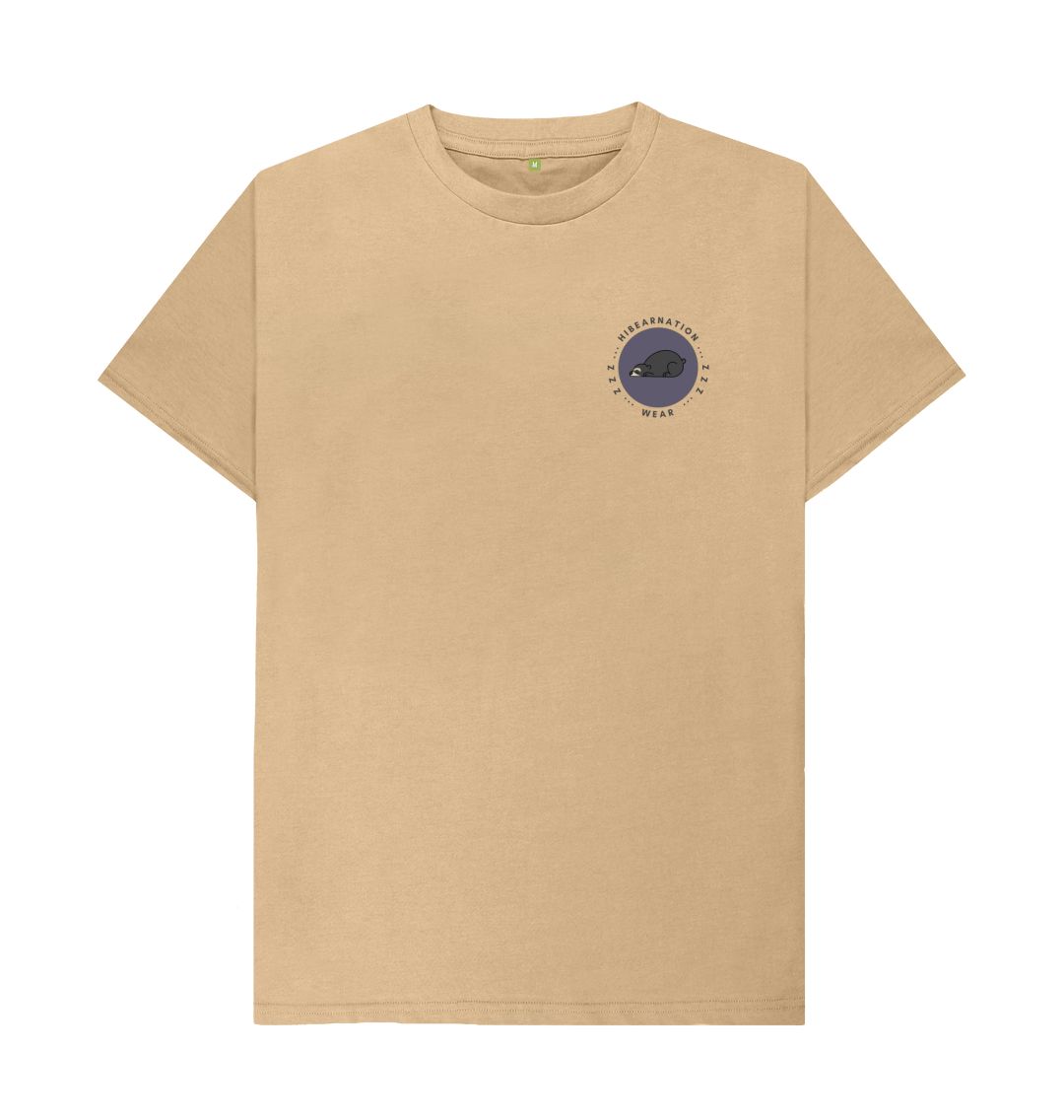 Sand Spectacled Basic T-Shirt DF