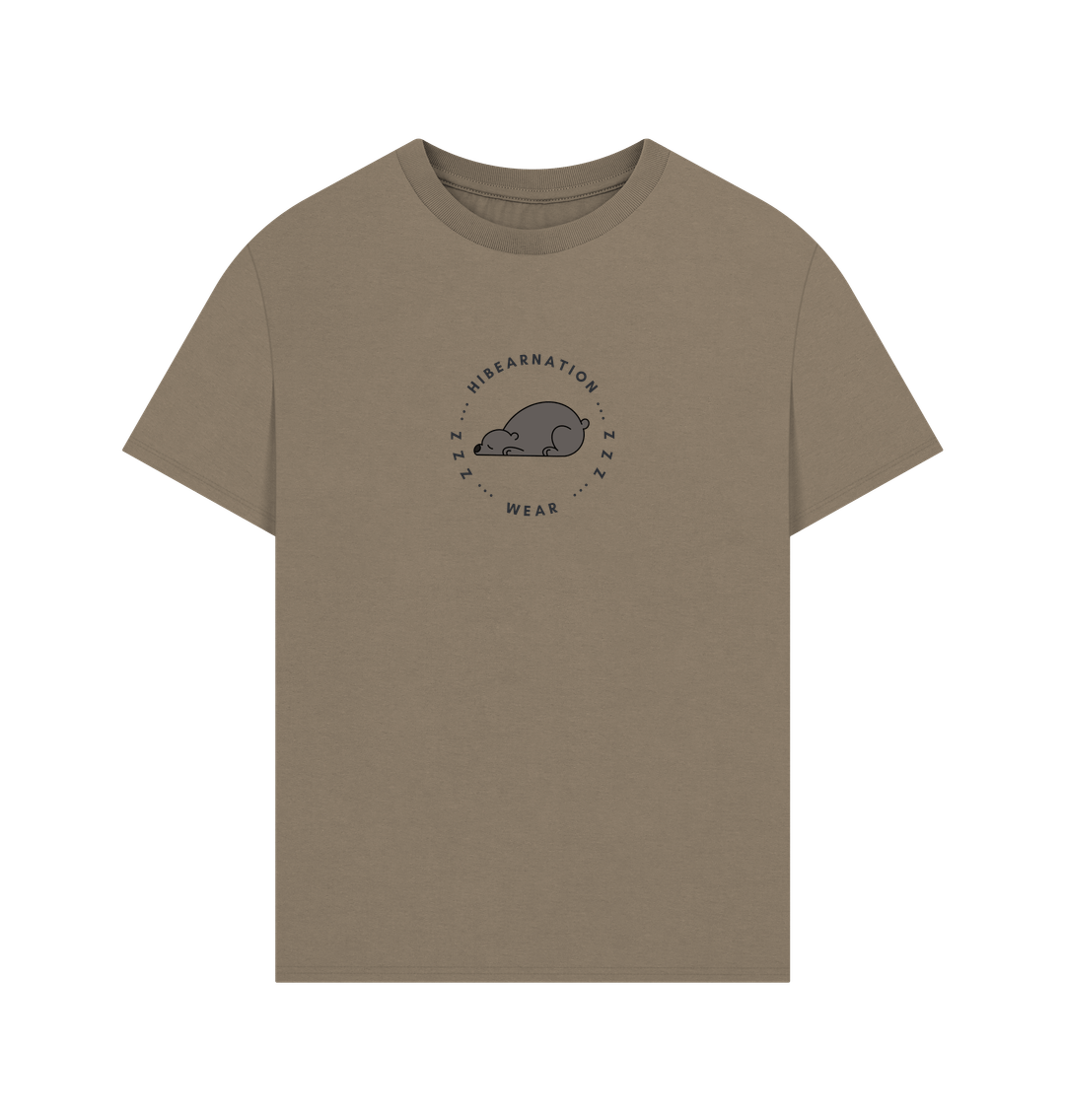 Willow Black Bear and Lonely Pine on an Oversized Tee
