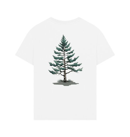 Black Bear and Lonely Pine on an Oversized Tee