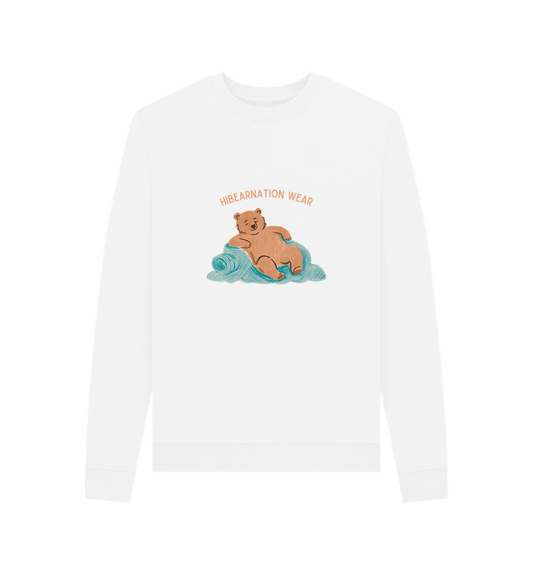 White Take a break like a Grizzly Light Font