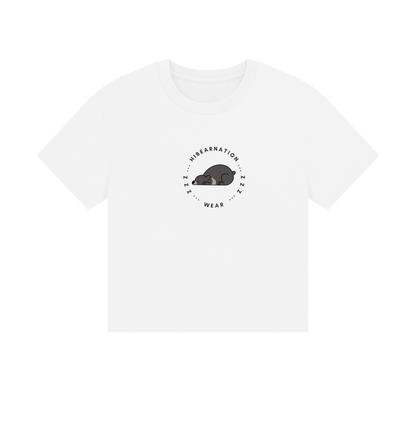 White Printed T-shirt Front