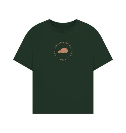 Evergreen Grizzly Oversized Women Shirt