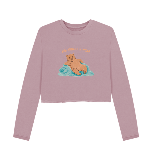 Mauve The Quiet Roar of Grizzly's Rest Light Font Dark Fabric