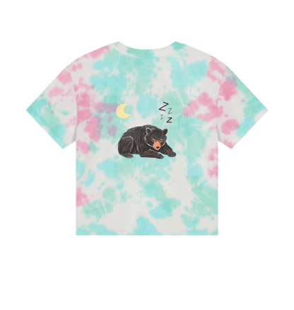 Moon Bear Havin' a Rest on a Boxy Tee