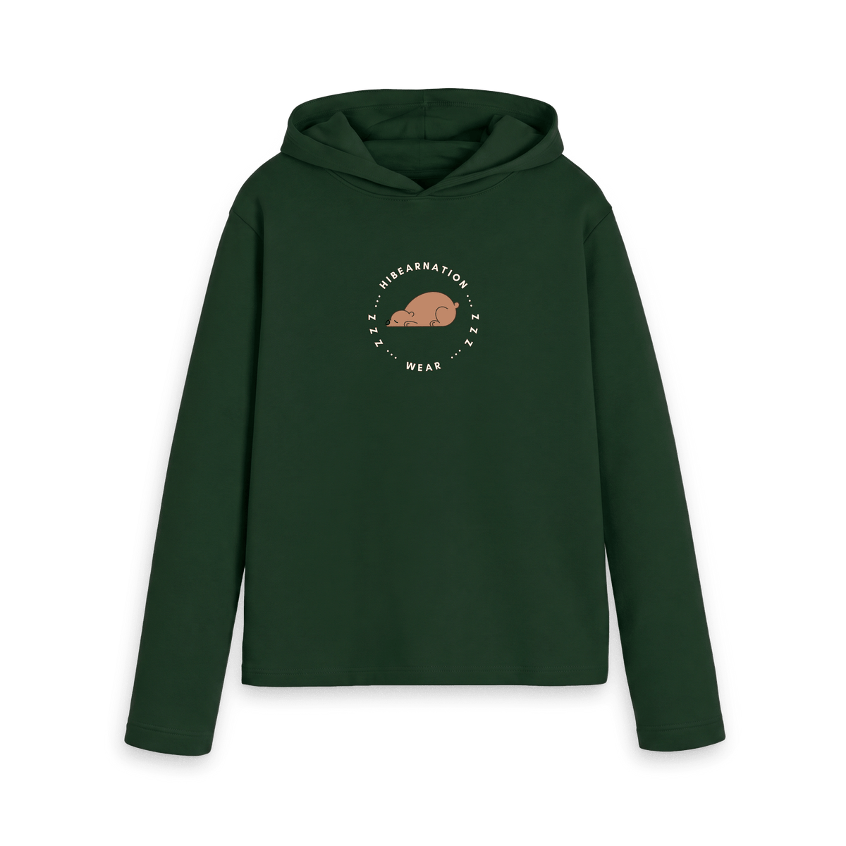 Evergreen Printed Hoody Front