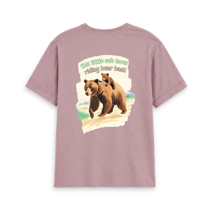 Mauve Printed T-shirt Back