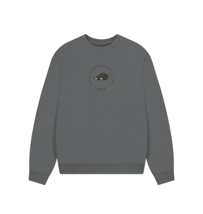 Slate Grey Sun Womens Oversized Loungewear Sweater