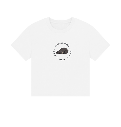 White Printed T-shirt Front
