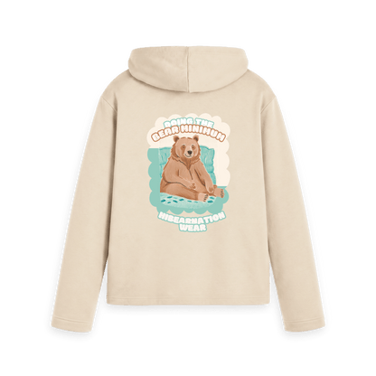 Oat Printed Hoody Back