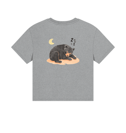 Moon Bear Takin' a Nap Boxy Tee