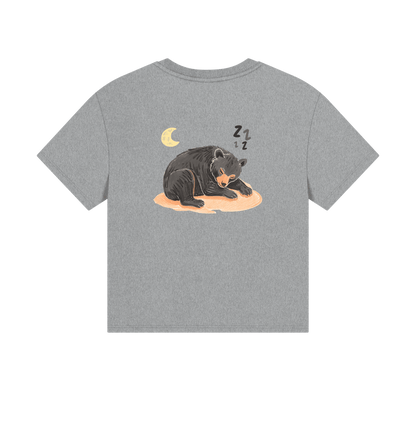 Athletic Grey Printed T-shirt Back