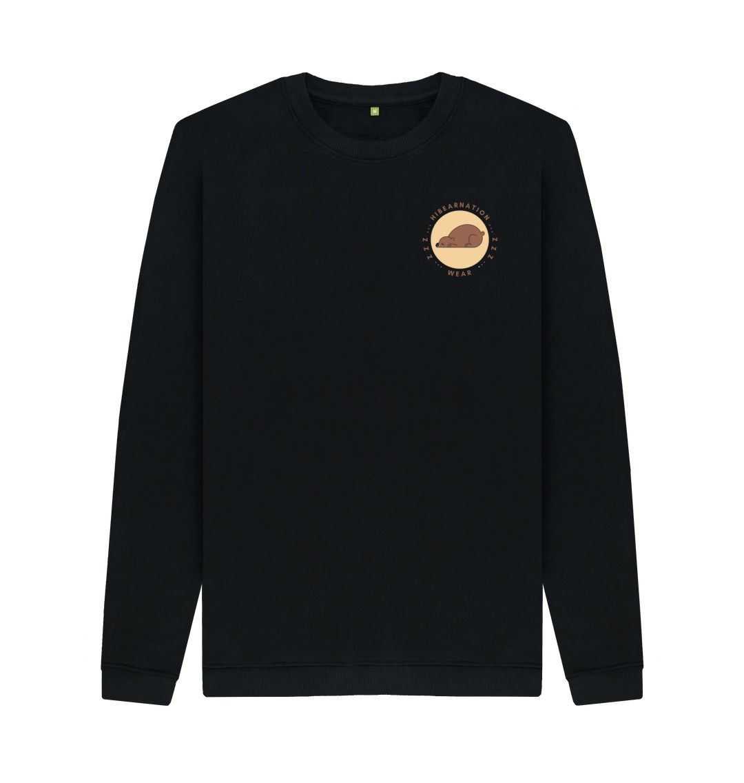 Black Grizzly Crew Neck Sweater MF