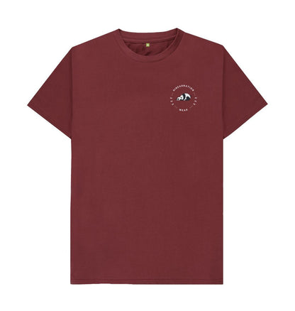Red Wine Polar Bear No Background Unisex Light Font Shirt