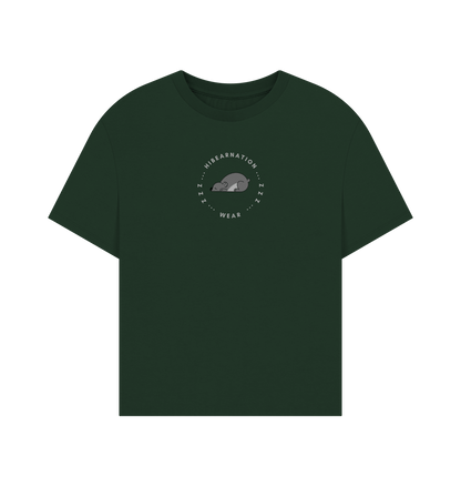 Evergreen Koala Oversized Top Women shirt