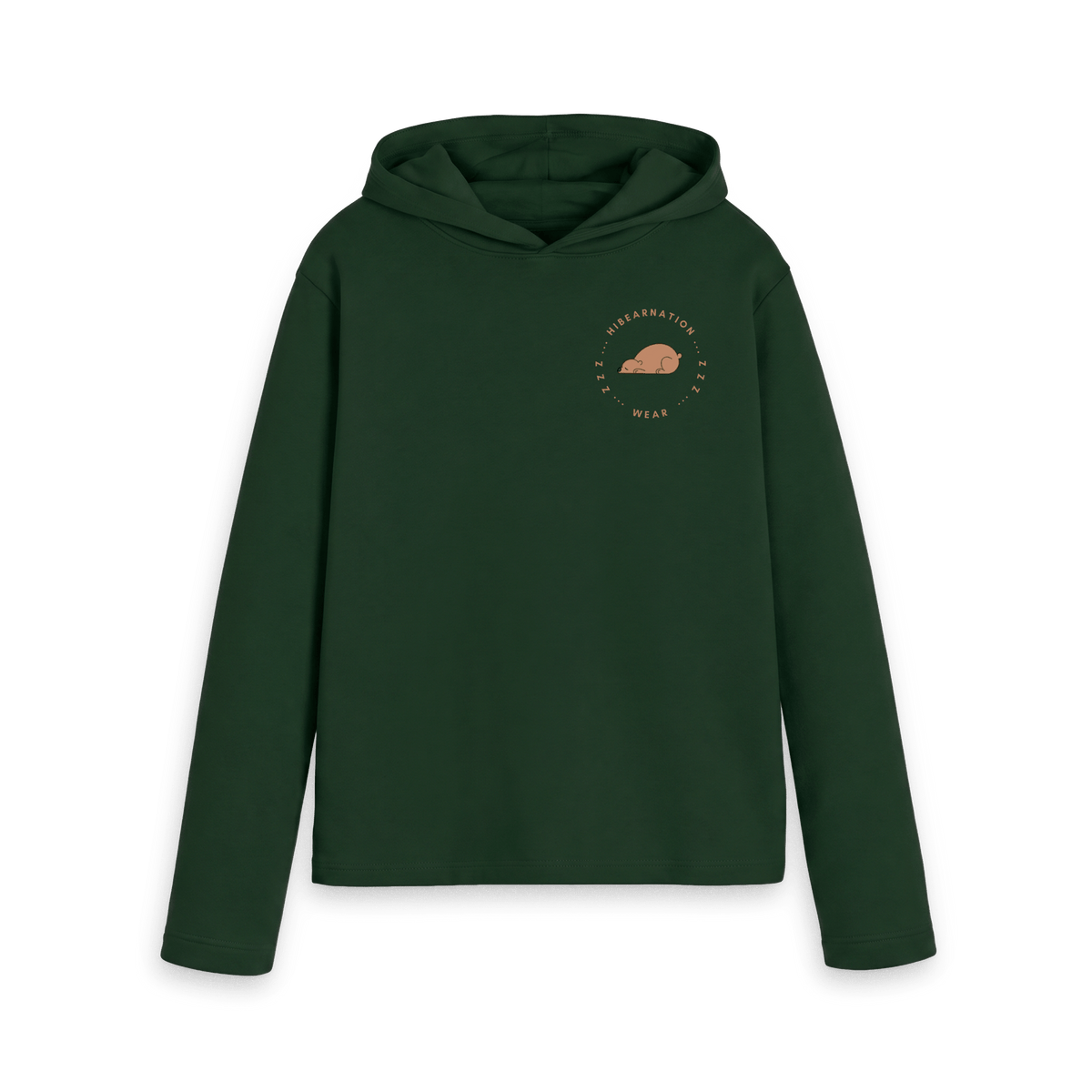 Evergreen Printed Hoody Front