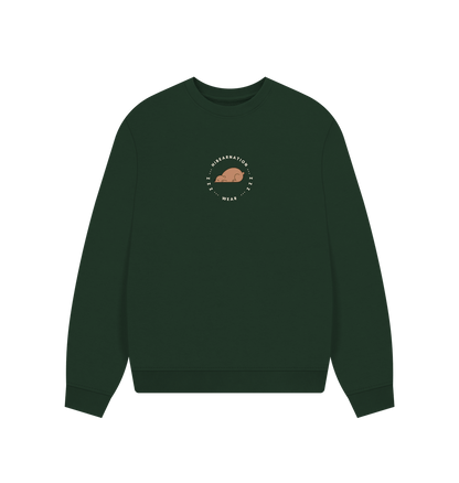 Evergreen Hibernate cozy beneath Honeycomb skies, the Bear finds Peace as the Winter Sun flies
