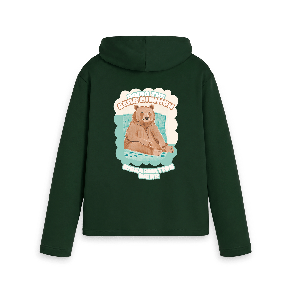 Evergreen Printed Hoody Back
