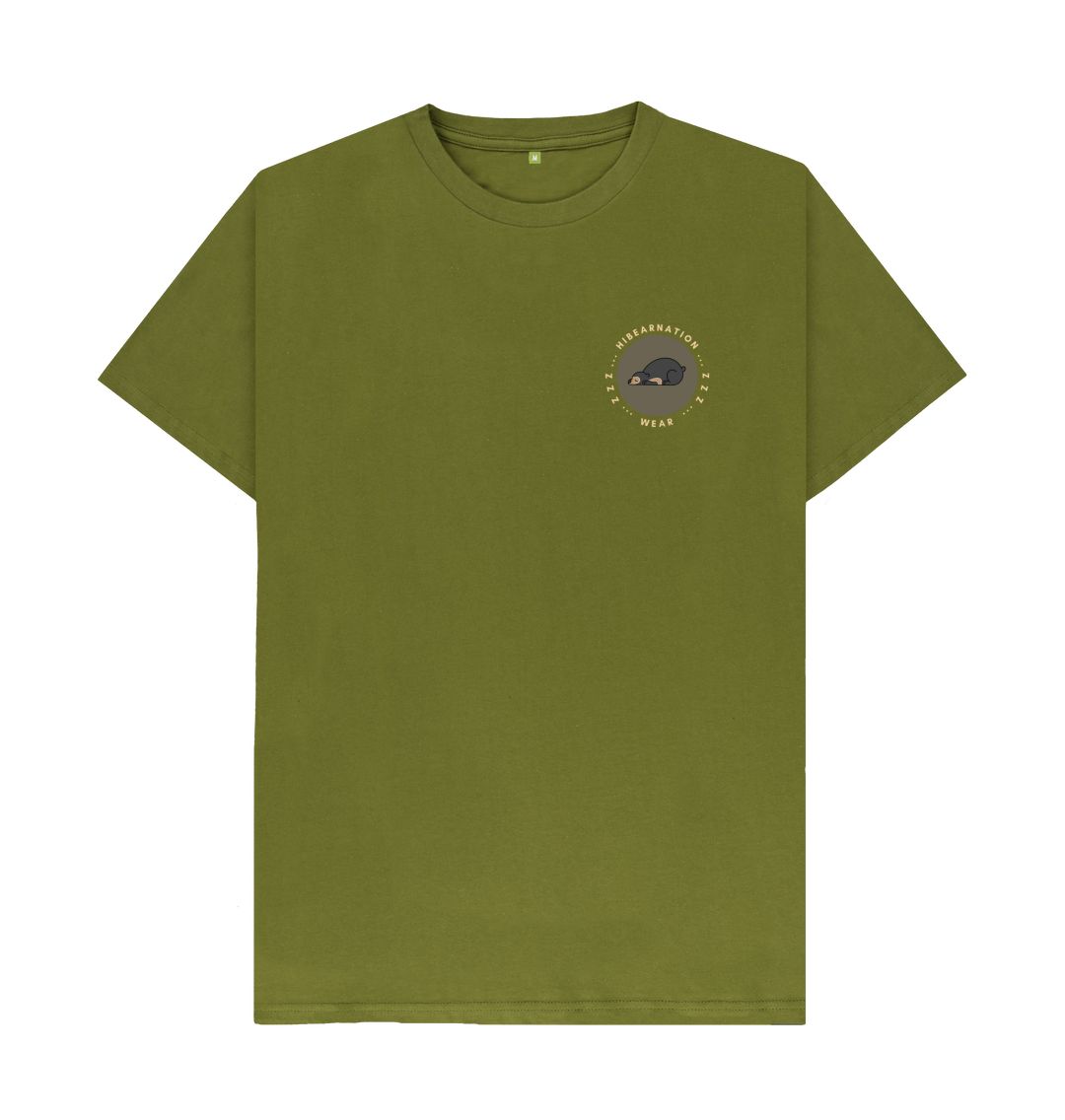 Moss Green Sun Basic T-Shirt LS