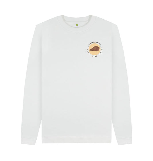White Grizzly Crew Neck Sweater DF
