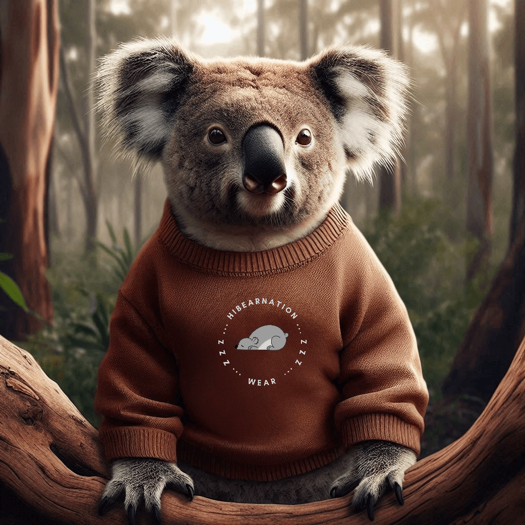 Koala Bear Oversized Loungewear Jumper Sweater