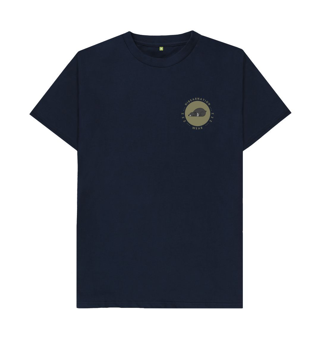 Navy Blue Sloth Basic T-Shirt MF