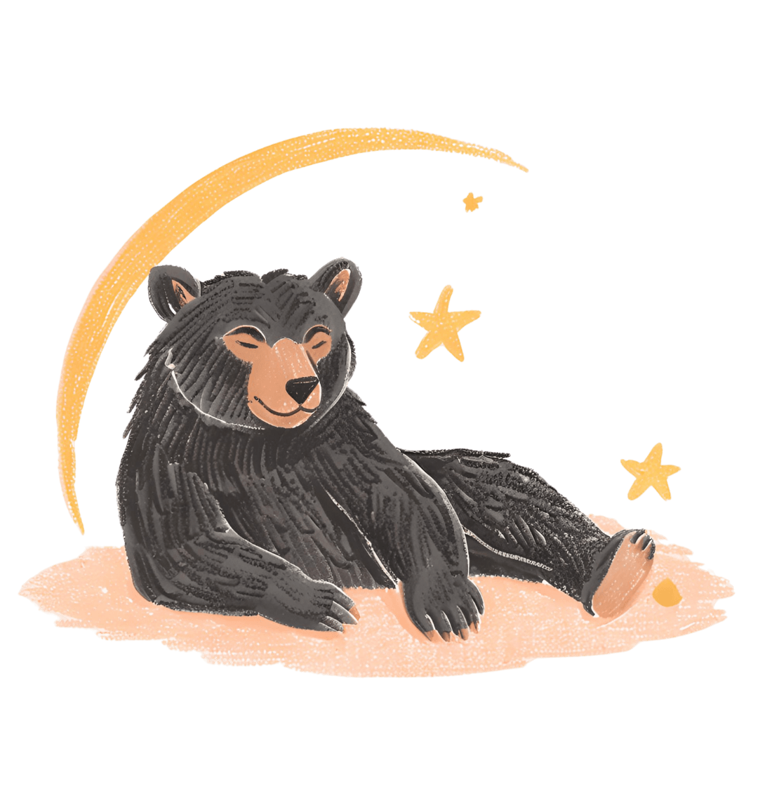Moon Bear having a chill on a T-Shirt