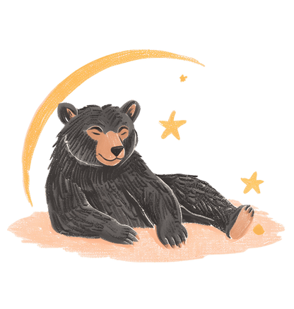 Moon Bear having a chill on a T-Shirt