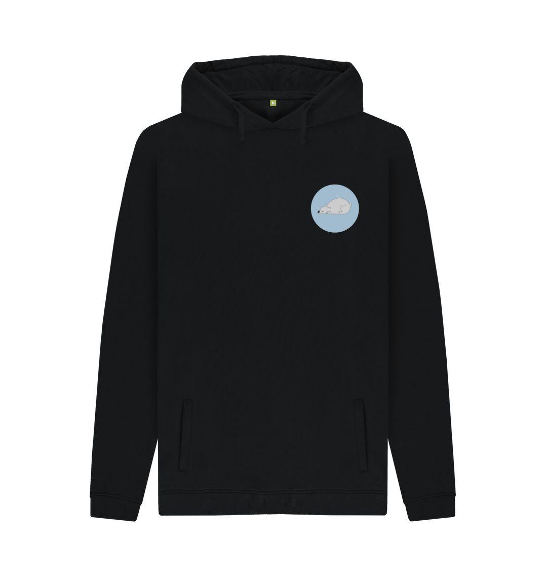 Black Polar Bear hoodie 001