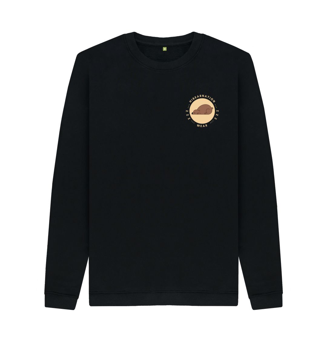 Black Grizzly Crew Neck Sweater LF
