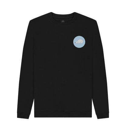 Black Polar Bear Men's Remilled Sweater