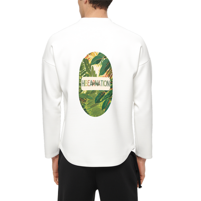 Men's Crewneck Sweatshirt-Techno Scuba Knit