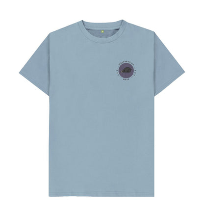 Stone Blue Spectacled Basic T-Shirt DF