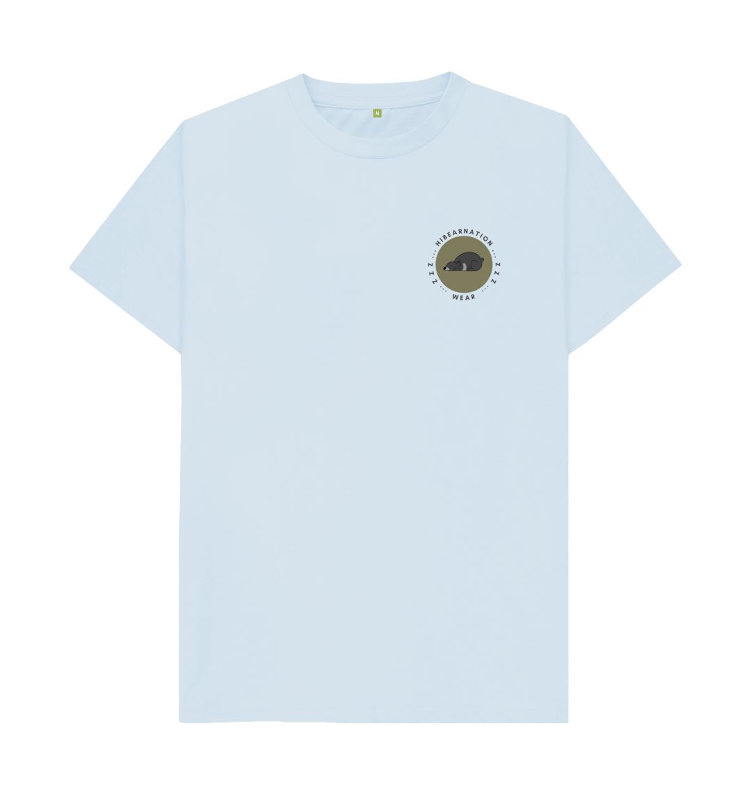 Sky Blue Sloth Basic T-Shirt DF