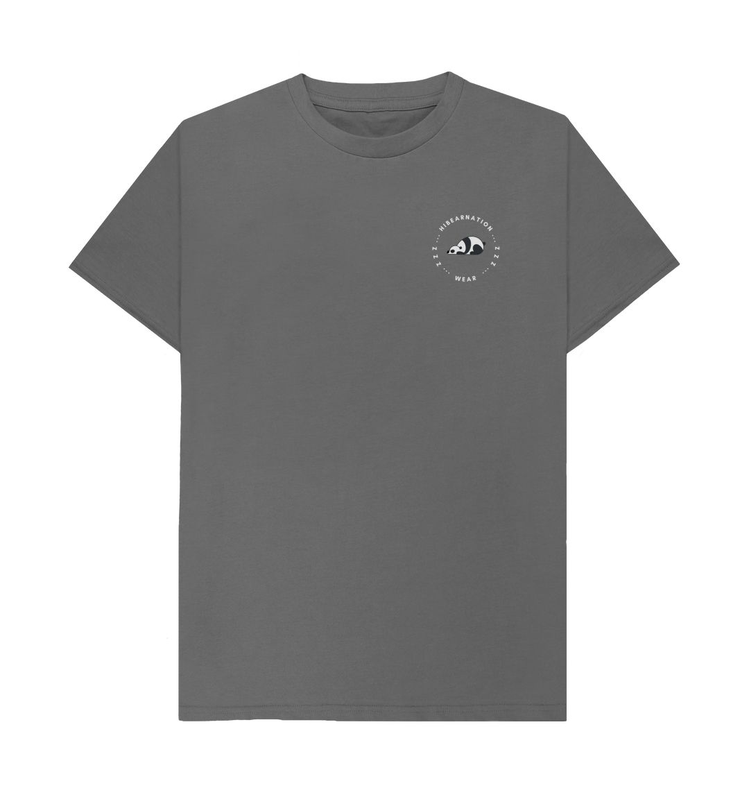 Slate Grey Polar Bear No Background Unisex Light Font Shirt