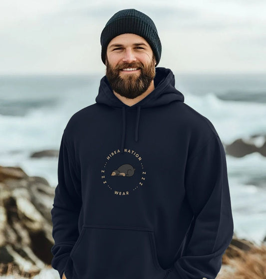 Sun Bear Pouch Pocket Hoodie Dark