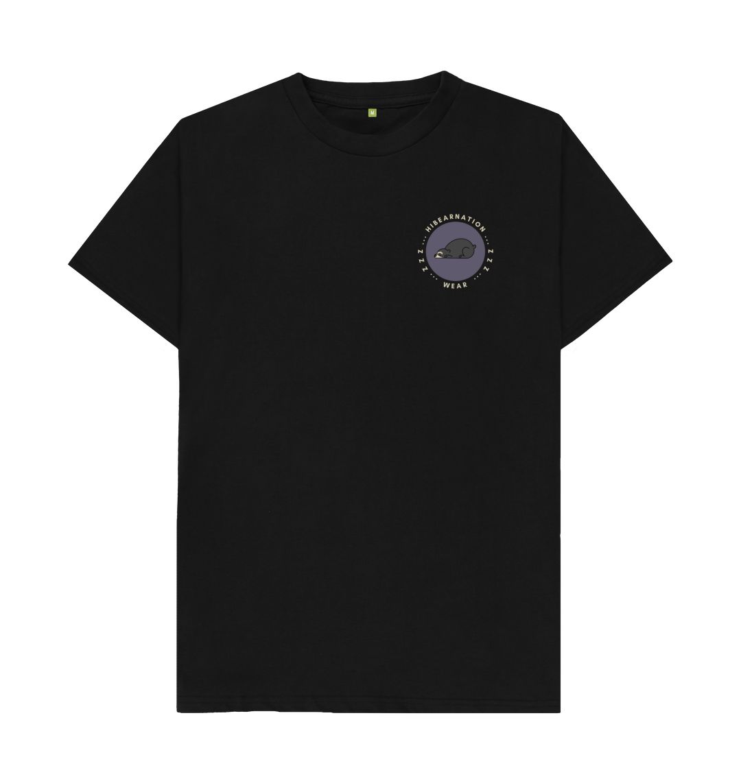 Black Spectacled Basic T-Shirt LF