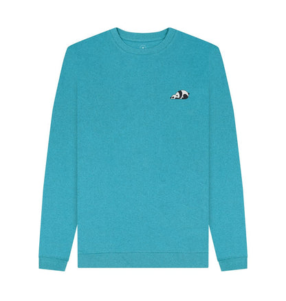 Ocean Blue Panda Remill Men's Sweater