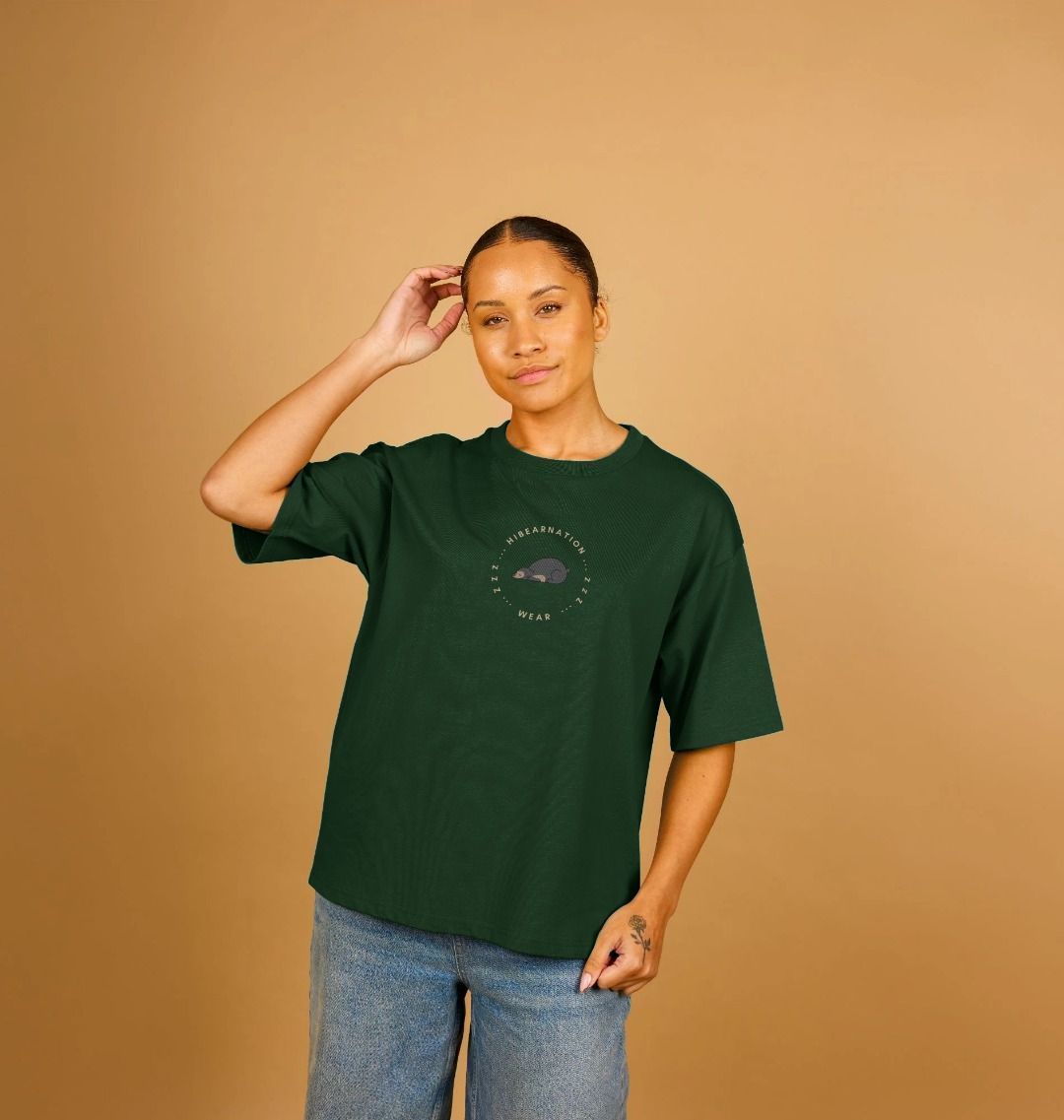 Sun Bear Oversized Women's T-Shirt
