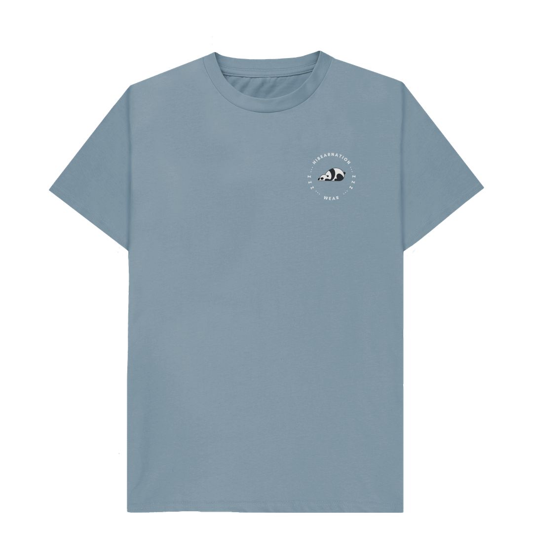 Stone Blue Polar Bear No Background Unisex Light Font Shirt